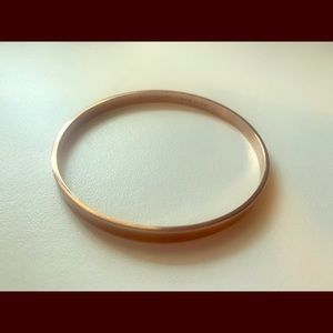 Kate Spade rose gold bangle NWOT